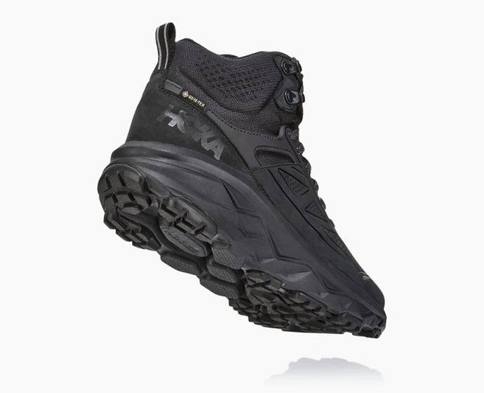 Botas Montaña Hoka Challenger Mid GORE-TEX Hombre Negros | Mexico-2509837