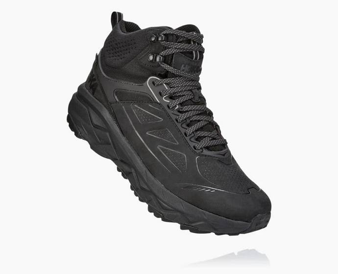 Botas Montaña Hoka Challenger Mid GORE-TEX Anchos Hombre Negros | Mexico-3526498