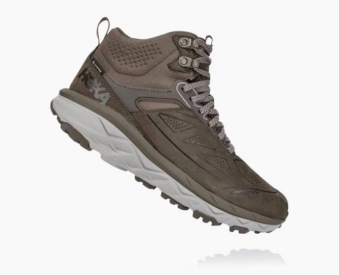 Botas Montaña Hoka Challenger Mid GORE-TEX Mujer Marrom | Mexico-9125867