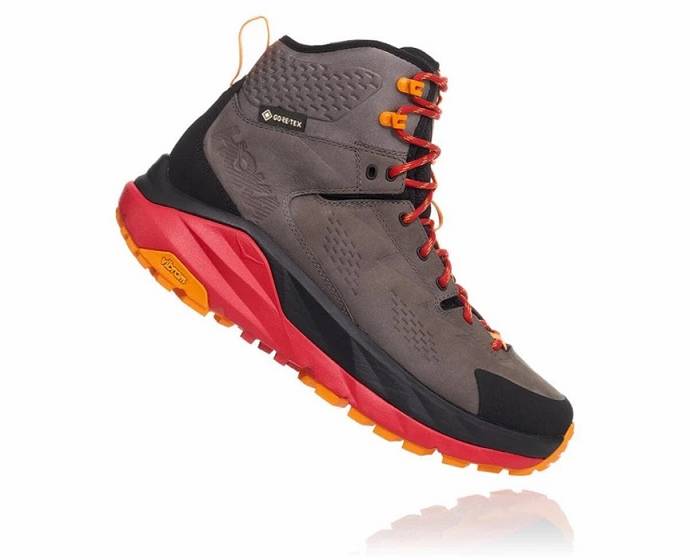 Botas Montaña Hoka Kaha GORE-TEX Hombre Negros Grises | Mexico-1435809