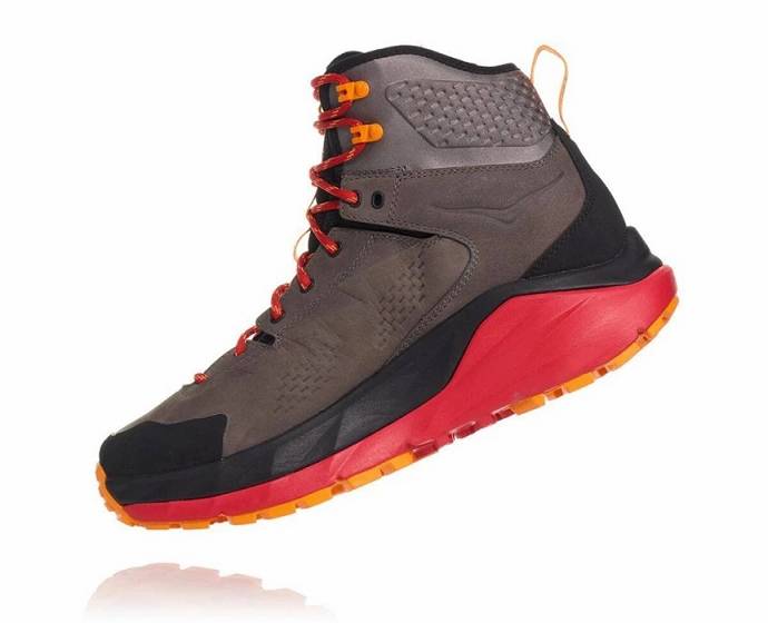 Botas Montaña Hoka Kaha GORE-TEX Hombre Negros Grises | Mexico-1435809