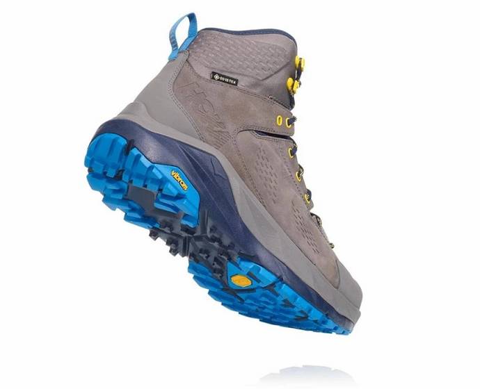 Botas Montaña Hoka Kaha GORE-TEX Hombre Grises Azules | Mexico-4209376