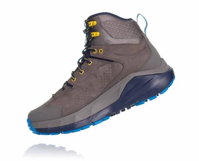 Botas Montaña Hoka Kaha GORE-TEX Hombre Grises Azules | Mexico-4209376