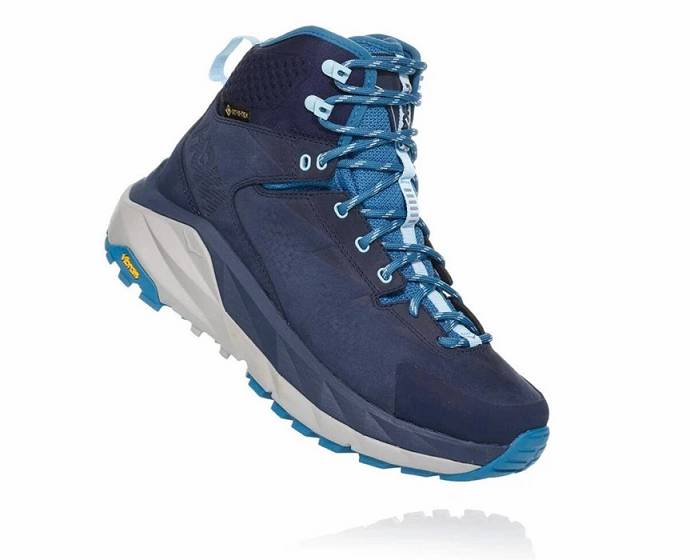 Botas Montaña Hoka Kaha GORE-TEX Mujer Azules | Mexico-7034298