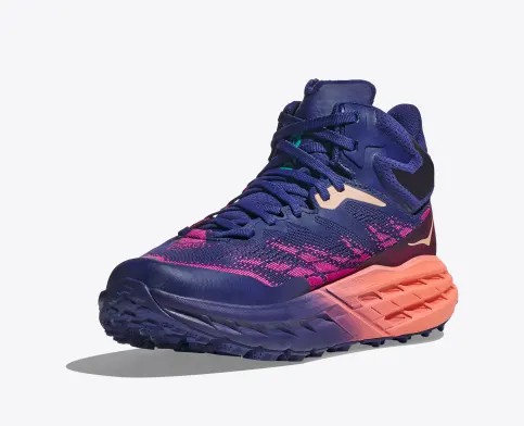 Botas Montaña Hoka Speedgoat 5 Mid GTX Mujer Azules Fucsia | Mexico-9624387