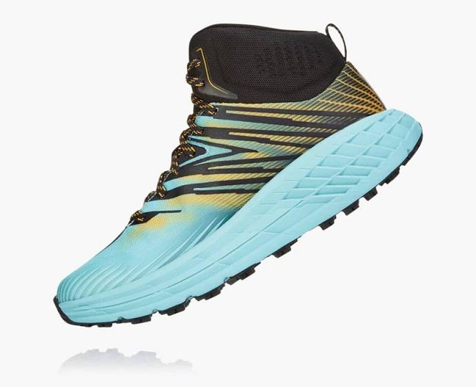 Botas Montaña Hoka Speedgoat Mid GORE-TEX Mujer Kaki | Mexico-6912845