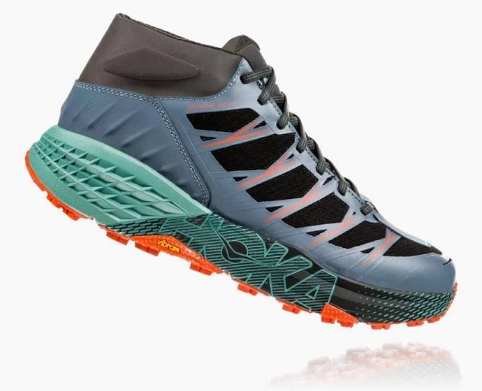 Botas Montaña Hoka Speedgoat Mid Impermeables Hombre Multicolor | Mexico-0489571