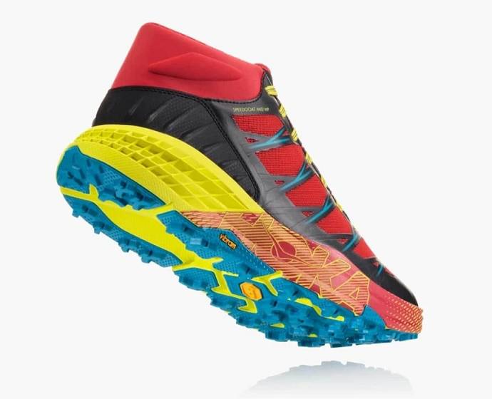 Botas Montaña Hoka Speedgoat Mid Impermeables Hombre Rojos | Mexico-4869571