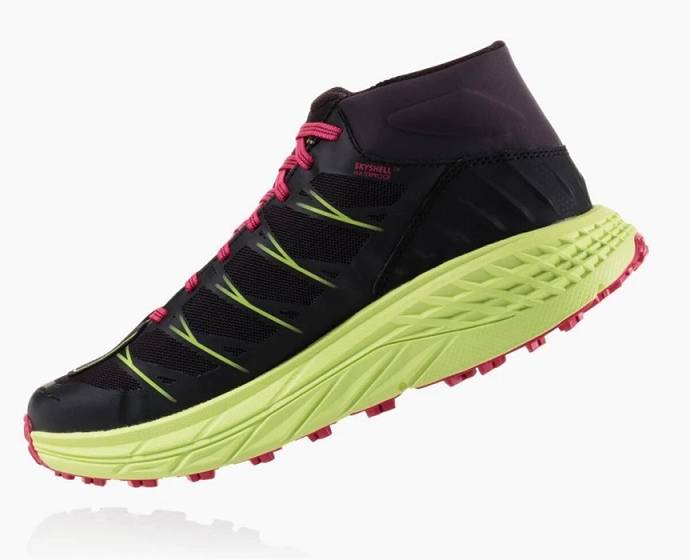 Botas Montaña Hoka Speedgoat Mid Impermeables Mujer Negros | Mexico-9256148