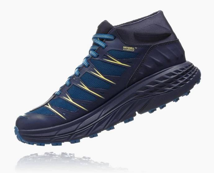 Botas Montaña Hoka Speedgoat Mid Impermeables Mujer Azules | Mexico-9718023