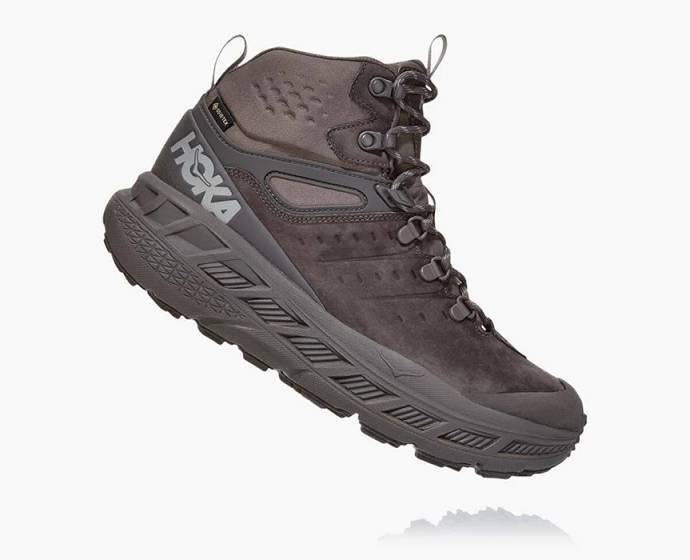 Botas Montaña Hoka Stinson Mid GORE-TEX Hombre Marrom | Mexico-7246159