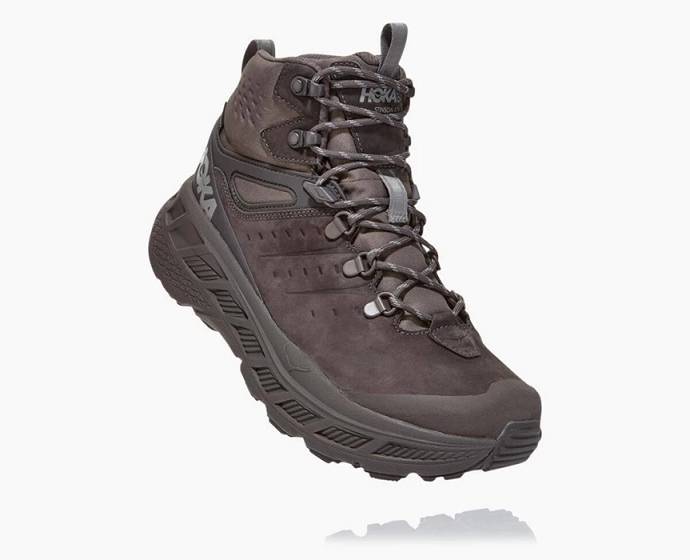 Botas Montaña Hoka Stinson Mid GORE-TEX Hombre Marrom | Mexico-7246159