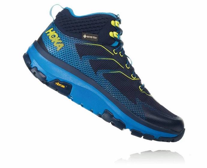 Botas Montaña Hoka Toa GORE-TEX Hombre Azules | Mexico-1539640