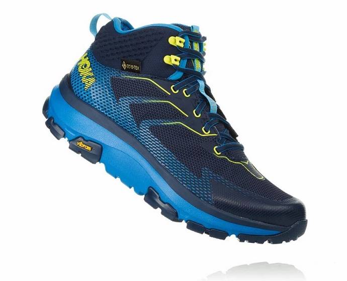 Botas Montaña Hoka Toa GORE-TEX Hombre Azules | Mexico-1539640