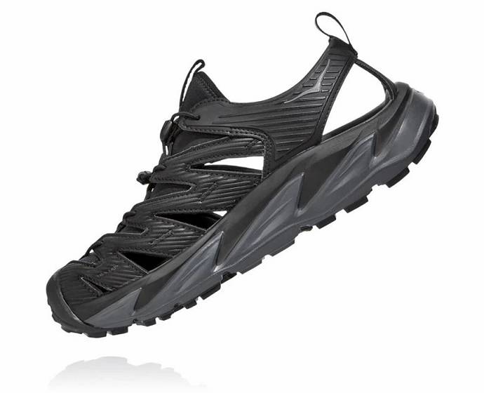 Sandalias Hoka Hopara Hombre Negros | Mexico-7683140