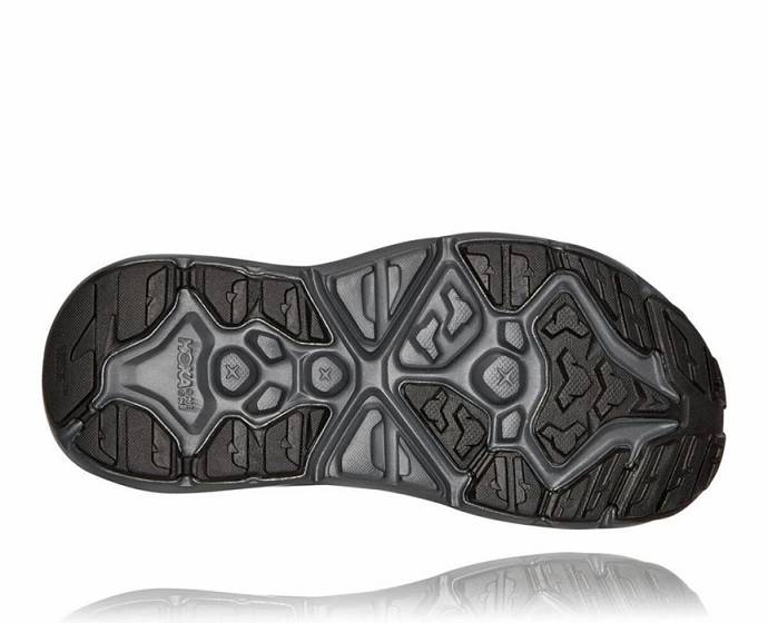 Sandalias Hoka Hopara Hombre Negros | Mexico-7683140