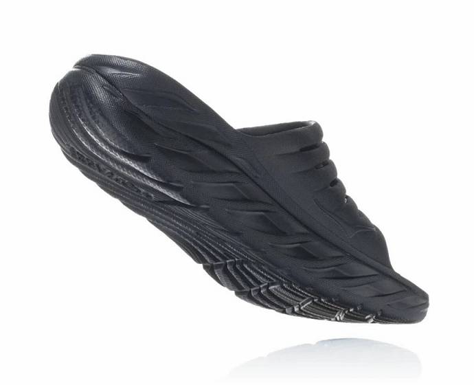 Sandalias Hoka ORA Recovery Hombre Negros | Mexico-1249570