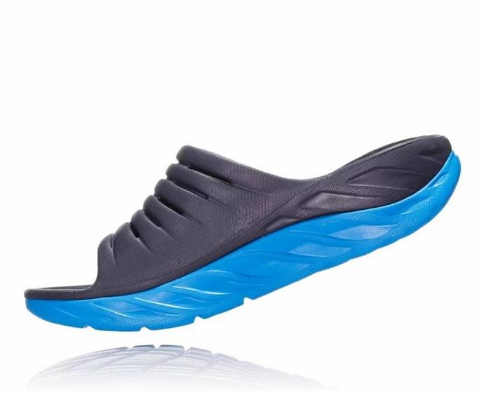 Sandalias de Diapositivas Hoka ORA Recovery Mujer Azul Marino | Mexico-3921085