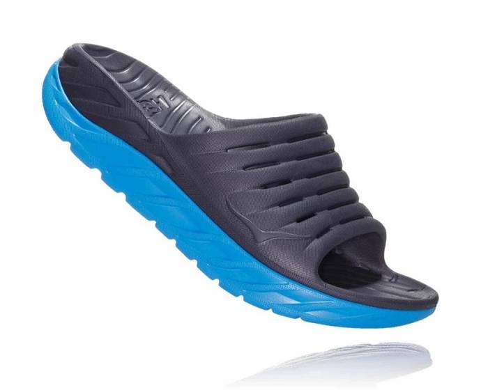 Sandalias de Diapositivas Hoka ORA Recovery Mujer Azul Marino | Mexico-3921085