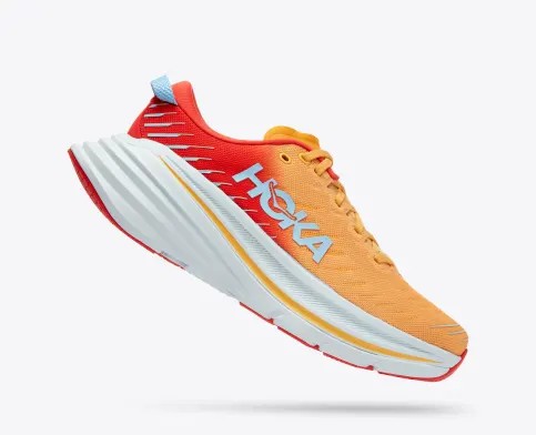 Tenis Carreras Hoka Bondi X Hombre Amarillos Rojos | Mexico-2607319