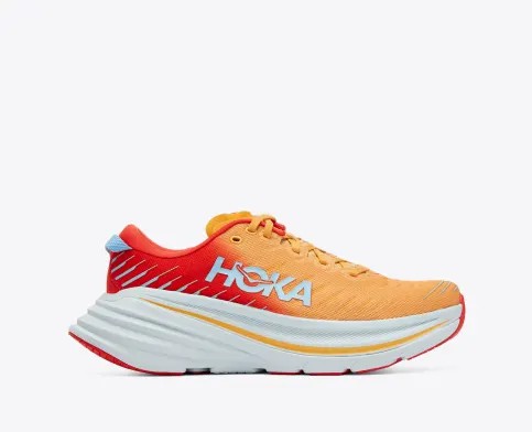 Tenis Carreras Hoka Bondi X Hombre Amarillos Rojos | Mexico-2607319