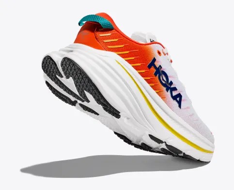 Tenis Carreras Hoka Bondi X Hombre Blancos Naranjas | Mexico-2376148