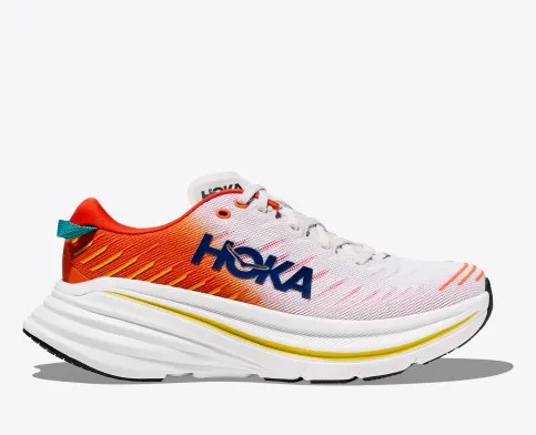 Tenis Carreras Hoka Bondi X Hombre Blancos Naranjas | Mexico-2376148