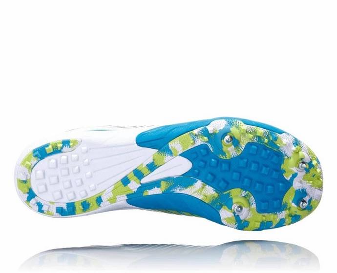 Tenis Clavos Hoka EVO XC Spike Hombre Azules Verdes | Mexico-3527684