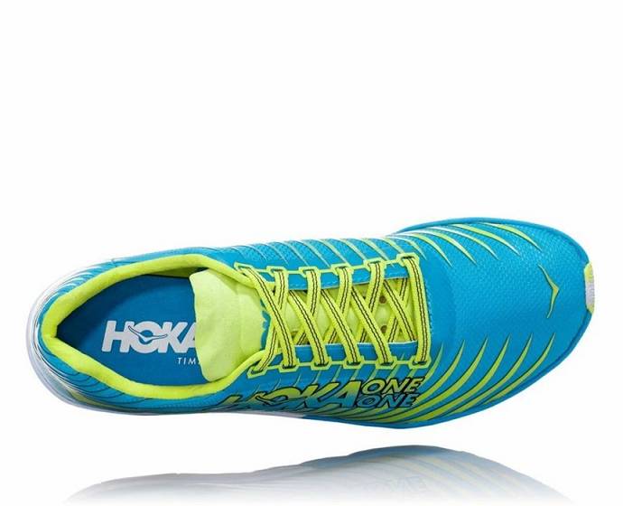 Tenis Clavos Hoka EVO XC Spikeless Hombre Azules Verdes | Mexico-2683097