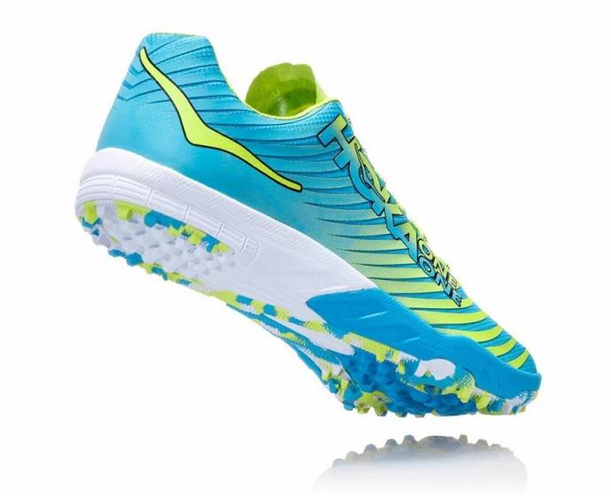 Tenis Clavos Hoka EVO XC Spikeless Mujer Azules Verdes | Mexico-8654107