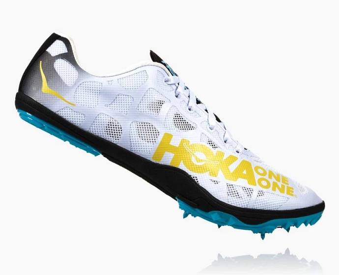 Tenis Clavos Hoka Rocket LD Hombre Blancos | Mexico-8536491