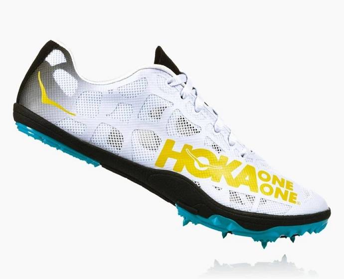 Tenis Clavos Hoka Rocket LD Mujer Blancos | Mexico-4506713