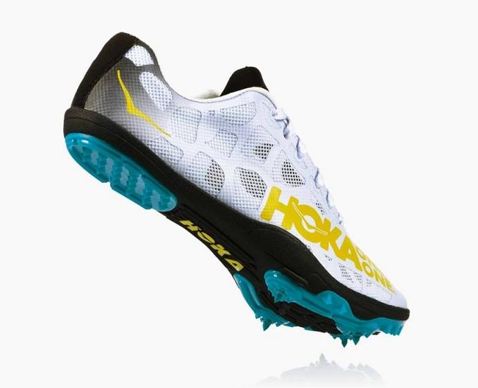 Tenis Clavos Hoka Rocket LD Mujer Blancos | Mexico-4506713