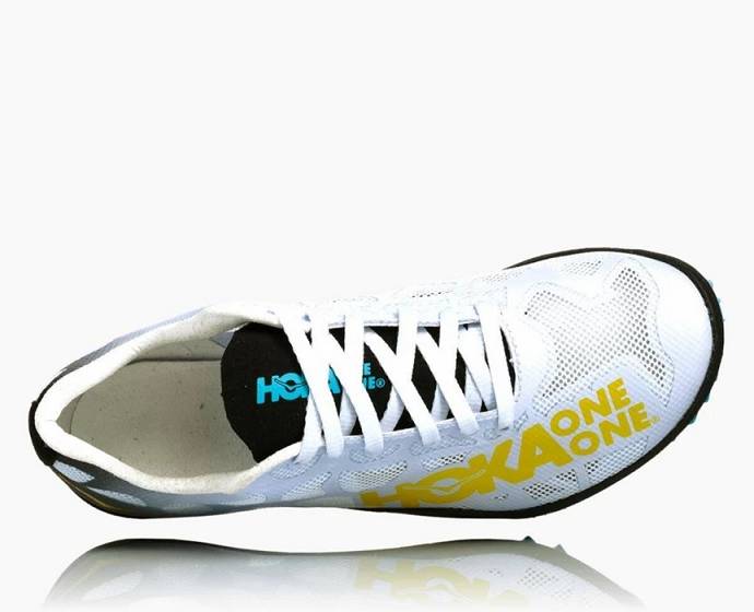 Tenis Clavos Hoka Rocket LD Mujer Blancos | Mexico-4506713