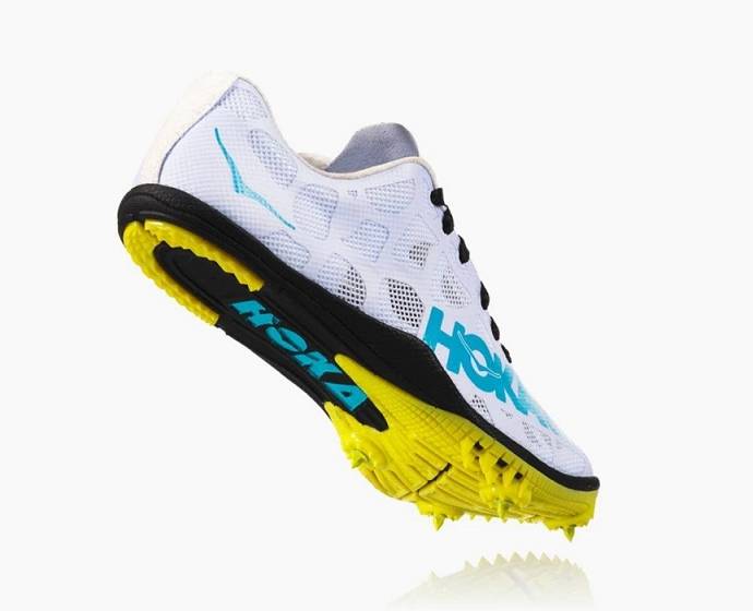 Tenis Clavos Hoka Rocket MD Mujer Blancos | Mexico-0654213