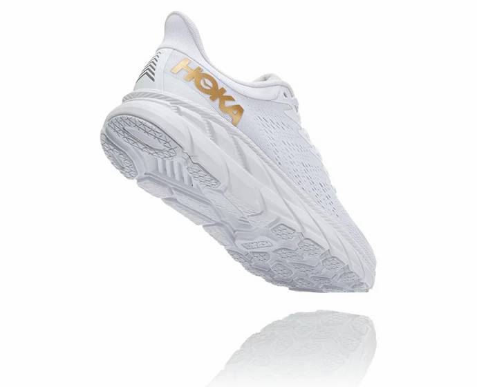 Tenis Deportivos Hoka Clifton 7 Hombre Blancos | Mexico-0825716