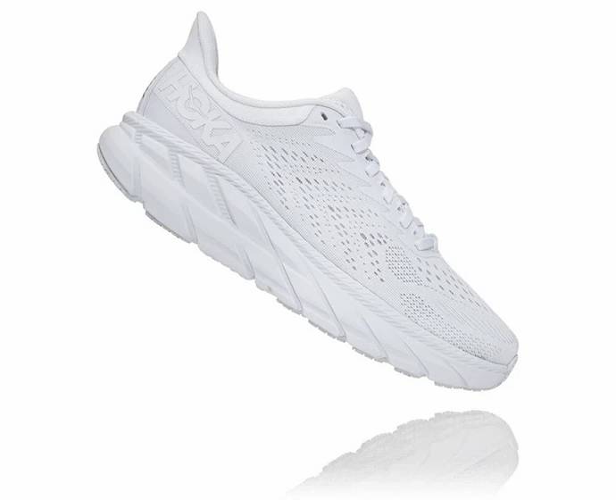 Tenis Deportivos Hoka Clifton 7 Mujer Blancos | Mexico-0824379