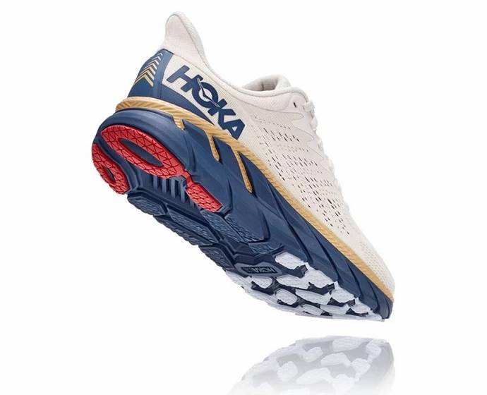 Tenis Deportivos Hoka Clifton 7 Mujer Creme | Mexico-3917246