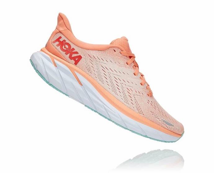 Tenis Deportivos Hoka Clifton 8 Hombre Plateados | Mexico-6938054