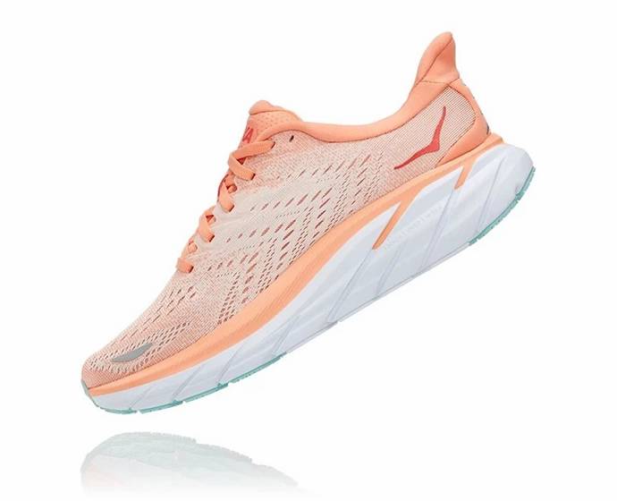 Tenis Deportivos Hoka Clifton 8 Hombre Plateados | Mexico-6938054