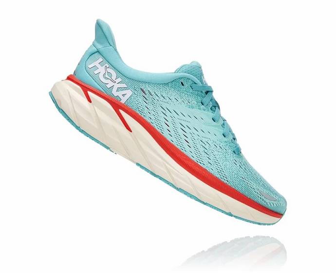 Tenis Deportivos Hoka Clifton 8 Mujer Azules | Mexico-1043628