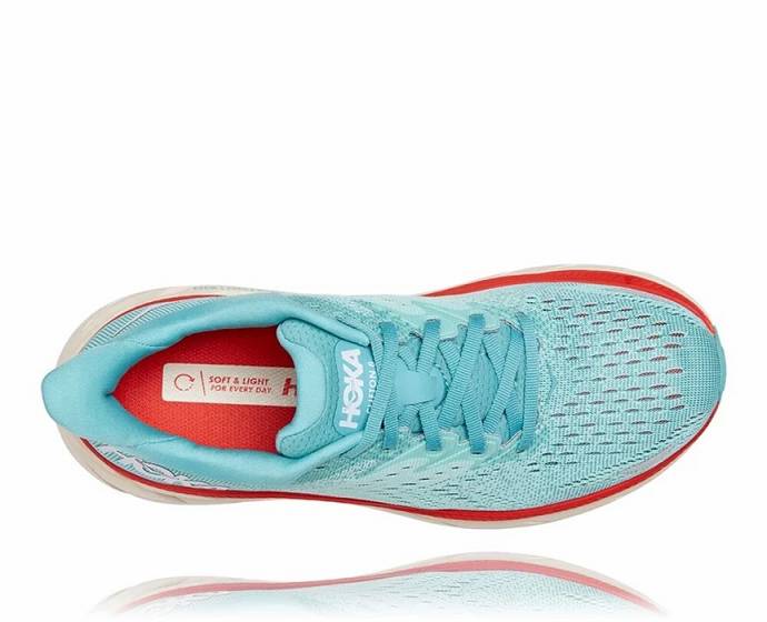 Tenis Deportivos Hoka Clifton 8 Mujer Azules | Mexico-1043628