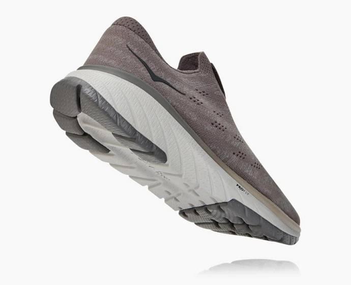 Tenis Hoka Cavu 3 Slip Hombre Grises | Mexico-9321078