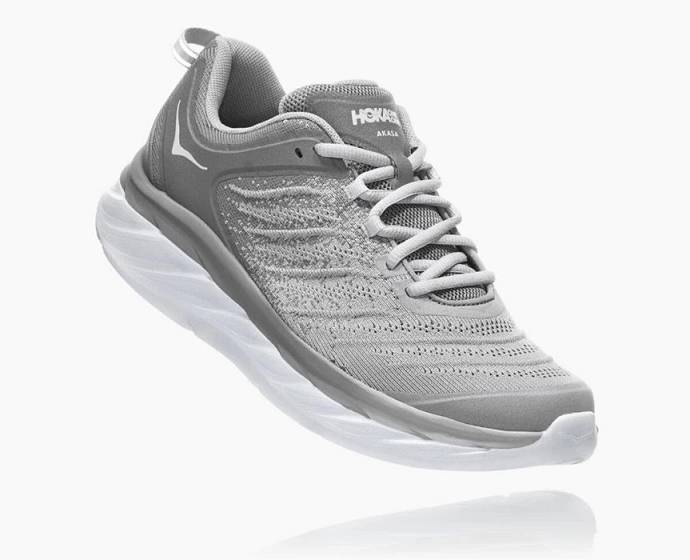 Tenis Para Caminar Hoka Akasa Anchos Hombre Grises | Mexico-7561423