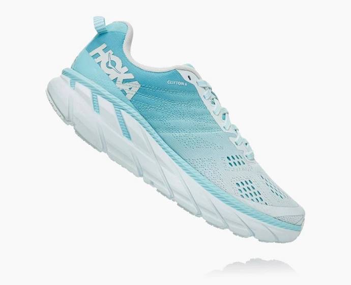 Tenis Para Caminar Hoka Aqua Clifton 6 Mujer Kaki | Mexico-2471089