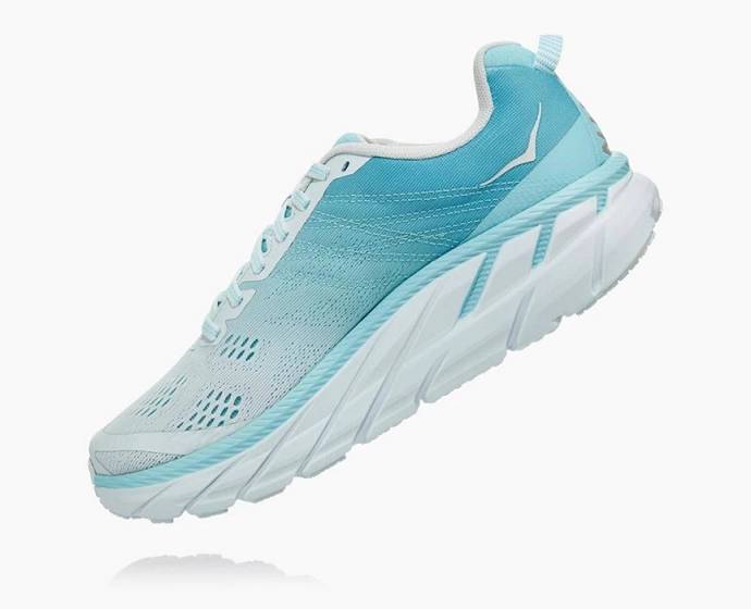 Tenis Para Caminar Hoka Aqua Clifton 6 Mujer Kaki | Mexico-2471089