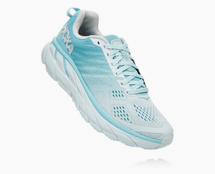 Tenis Para Caminar Hoka Aqua Clifton 6 Mujer Kaki | Mexico-2471089