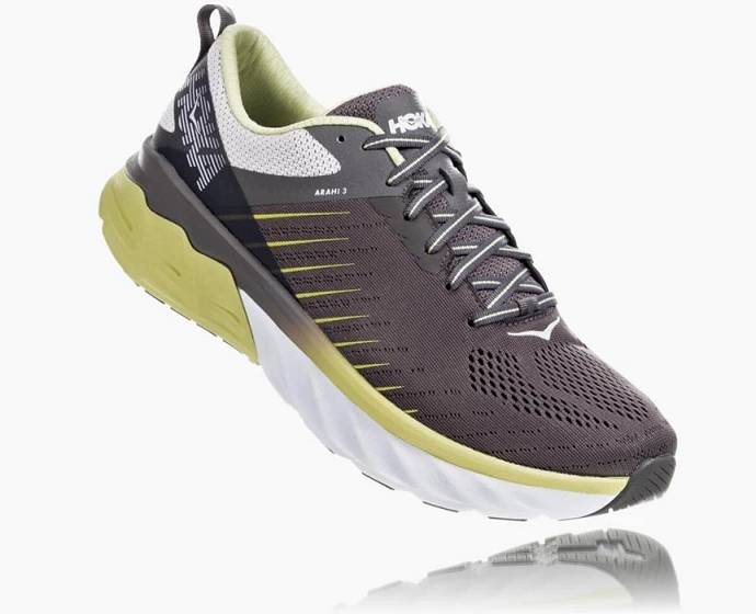 Tenis Para Caminar Hoka Arahi 3 Hombre Grises | Mexico-9862417