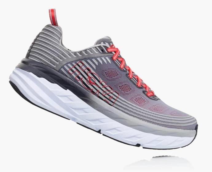 Tenis Para Caminar Hoka Bondi 6 Hombre Grises | Mexico-6210394