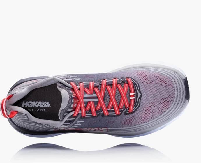 Tenis Para Caminar Hoka Bondi 6 Hombre Grises | Mexico-6210394